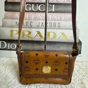 MCM Visetos mini shoulder/Crossbody bag monogram